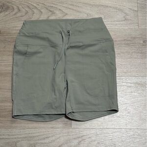RBX Olive Green Athletic Drawstring Shorts